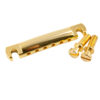 USA Aluminum Stop Tailpiece With Steel Studs Gold