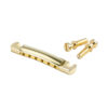USA Brass Stop Tailpiece With Steel Studs Gold