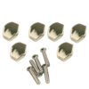Replacement Button Set For Contemporary Diecast Series Tuning Machines Small Traditional Nickel