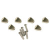 Replacement Button Set For Contemporary Diecast Series Tuning Machines Metal Keystone Nickel