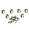 Replacement Button Set For Contemporary Diecast Series Tuning Machines Small Oval Chrome