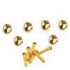 Replacement Button Set For Contemporary Diecast Series Tuning Machines Small Oval Gold