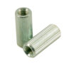 USA Anchor Bushings For Stop Tailpiece Studs Zinc With USA Thread - Fine Modern Knurl - 1.250 in.