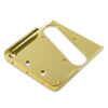 Vintage Replacement Steel Baseplate For Fender Telecaster Bridges - Short Sides - Gloss Gold