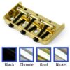 1/2 Size Replacement Bridge For Fender Telecaster Steel With Brass Saddles