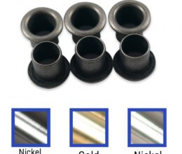 Replacement Stamped Eyelet Bushing Set For Deluxe Or Supreme Series Tuning Machines & Vintage Gibson Guitars