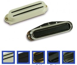 Twin Blade Humbucker Pickup in Single Coil Case